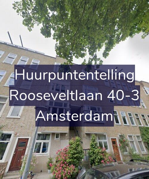 Foto gevel Huurpuntentelling voor Rooseveltlaan 40-3, Amsterdam