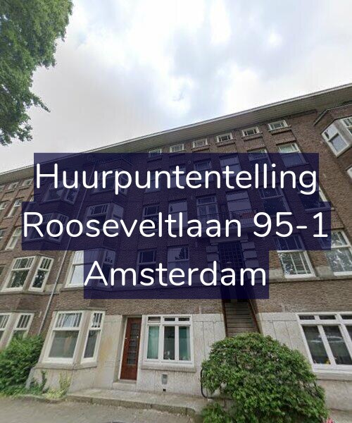 Foto gevel Huurpuntentelling voor Rooseveltlaan 95-1, Amsterdam