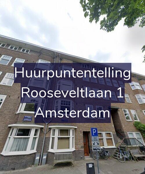 Foto gevel Huurpuntentelling voor Rooseveltlaan 1, Amsterdam