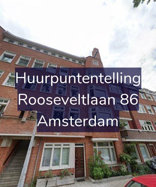 Foto gevel Huurpuntentelling voor Rooseveltlaan 86, Amsterdam