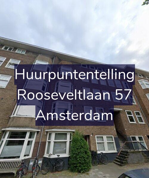 Foto gevel Huurpuntentelling voor Rooseveltlaan 57, Amsterdam