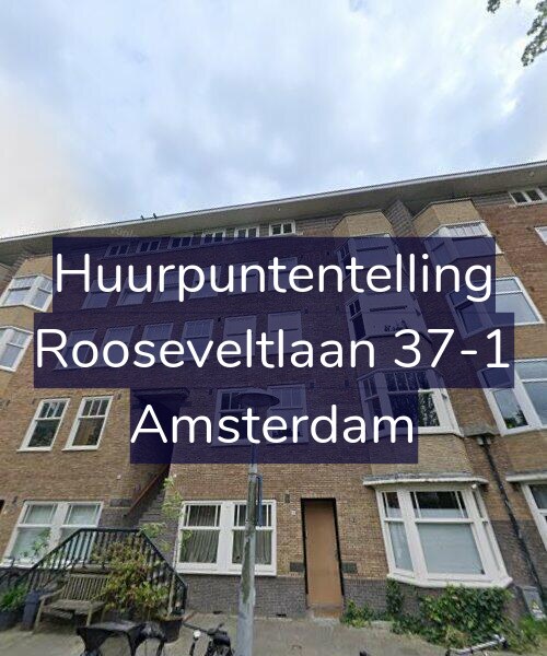 Foto gevel Huurpuntentelling voor Rooseveltlaan 37-1, Amsterdam