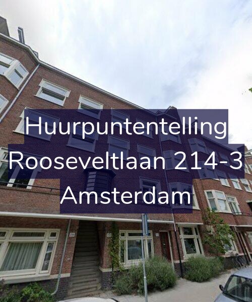 Foto gevel Huurpuntentelling voor Rooseveltlaan 214-3, Amsterdam