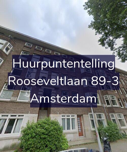 Foto gevel Huurpuntentelling voor Rooseveltlaan 89-3, Amsterdam