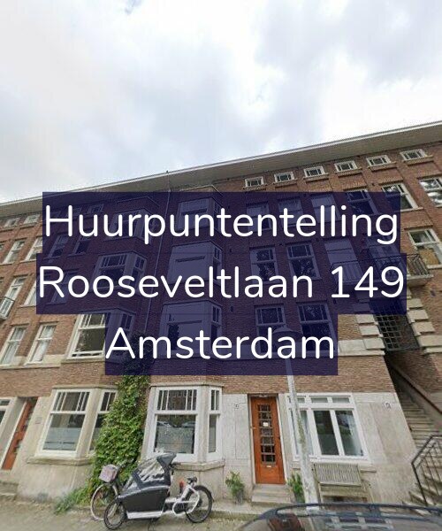Foto gevel Huurpuntentelling voor Rooseveltlaan 149, Amsterdam