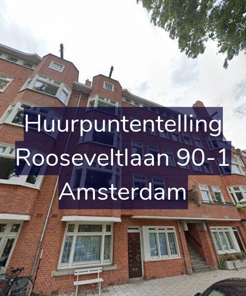 Foto gevel Huurpuntentelling voor Rooseveltlaan 90-1, Amsterdam