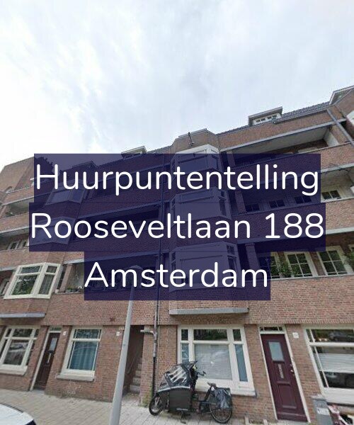 Foto gevel Huurpuntentelling voor Rooseveltlaan 188, Amsterdam
