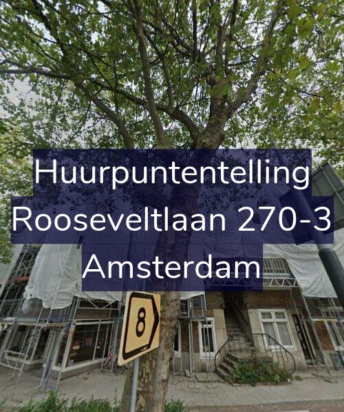 Foto gevel Huurpuntentelling voor Rooseveltlaan 270-3, Amsterdam