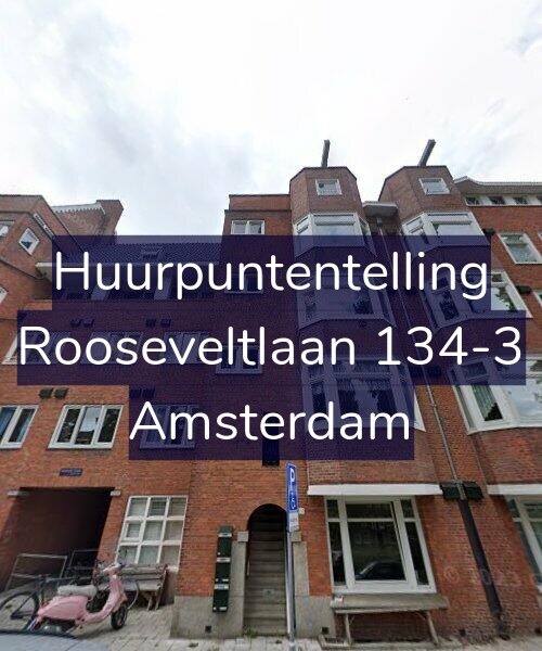 Foto gevel Huurpuntentelling voor Rooseveltlaan 134-3, Amsterdam