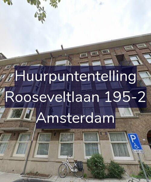 Foto gevel Huurpuntentelling voor Rooseveltlaan 195-2, Amsterdam