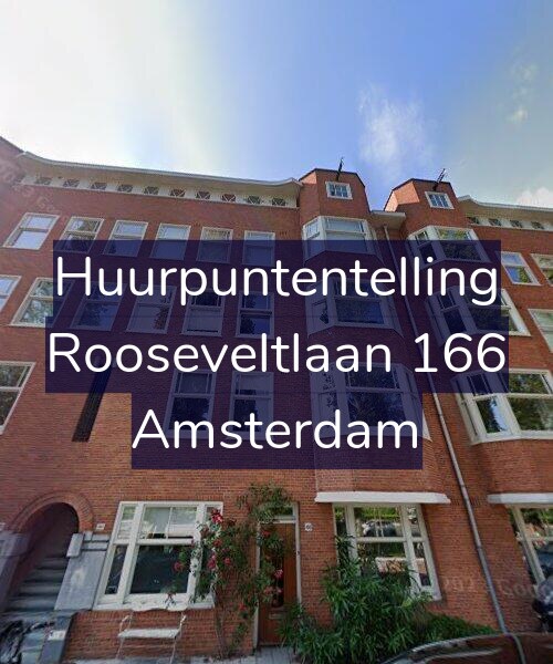 Foto gevel Huurpuntentelling voor Rooseveltlaan 166, Amsterdam