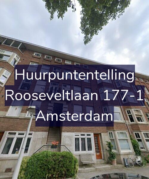 Foto gevel Huurpuntentelling voor Rooseveltlaan 177-1, Amsterdam
