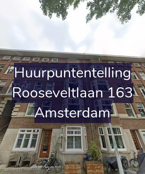 Foto gevel Huurpuntentelling voor Rooseveltlaan 163, Amsterdam
