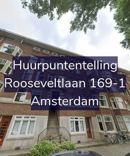 Foto gevel Huurpuntentelling voor Rooseveltlaan 169-1, Amsterdam