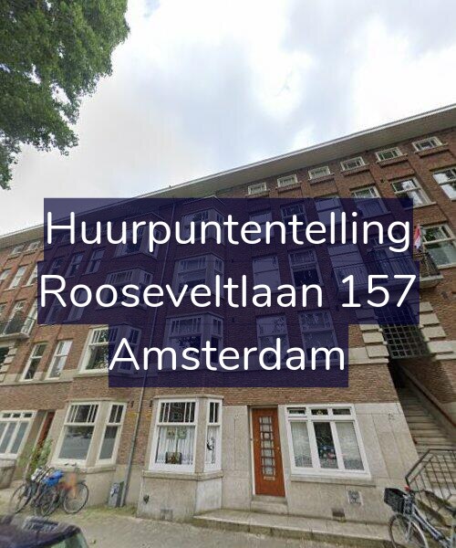 Foto gevel Huurpuntentelling voor Rooseveltlaan 157, Amsterdam