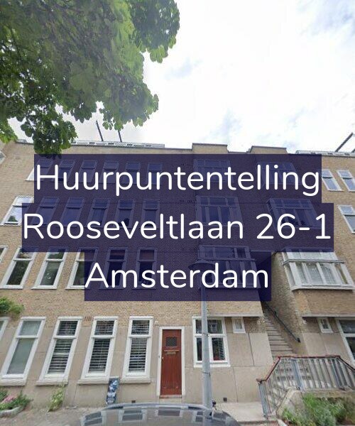 Foto gevel Huurpuntentelling voor Rooseveltlaan 26-1, Amsterdam