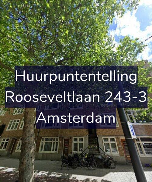 Foto gevel Huurpuntentelling voor Rooseveltlaan 243-3, Amsterdam