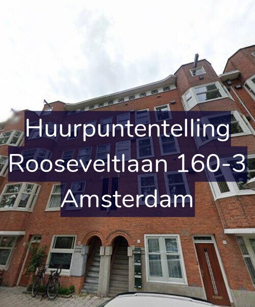 Foto gevel Huurpuntentelling voor Rooseveltlaan 160-3, Amsterdam