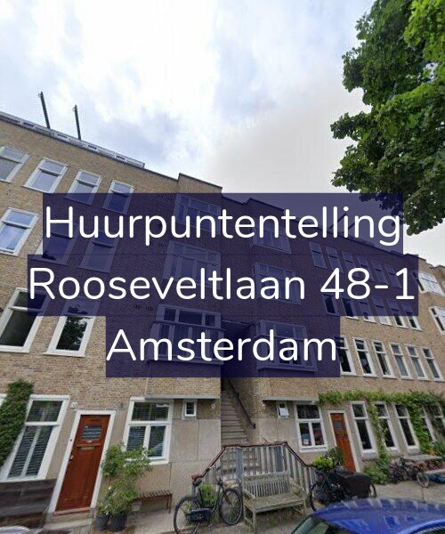 Foto gevel Huurpuntentelling voor Rooseveltlaan 48-1, Amsterdam