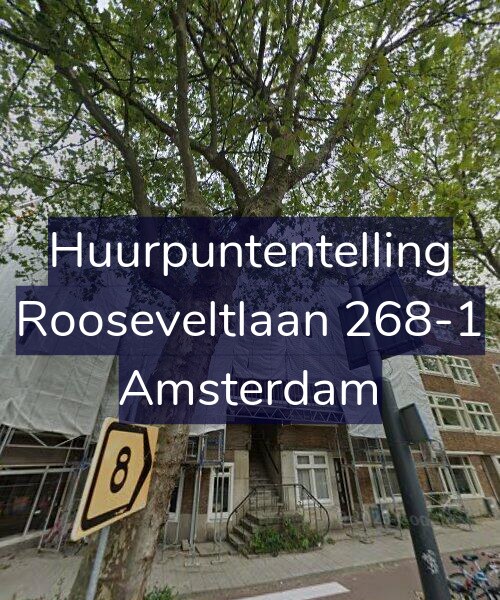 Foto gevel Huurpuntentelling voor Rooseveltlaan 268-1, Amsterdam