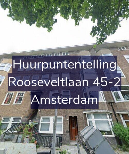 Foto gevel Huurpuntentelling voor Rooseveltlaan 45-2, Amsterdam