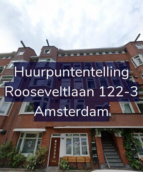 Foto gevel Huurpuntentelling voor Rooseveltlaan 122-3, Amsterdam