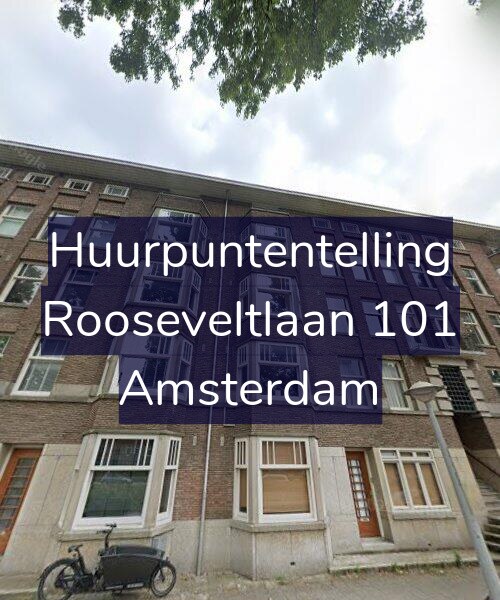 Foto gevel Huurpuntentelling voor Rooseveltlaan 101, Amsterdam