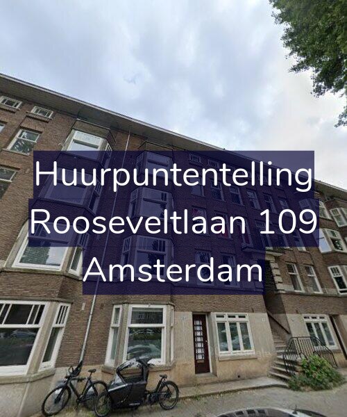 Foto gevel Huurpuntentelling voor Rooseveltlaan 109, Amsterdam