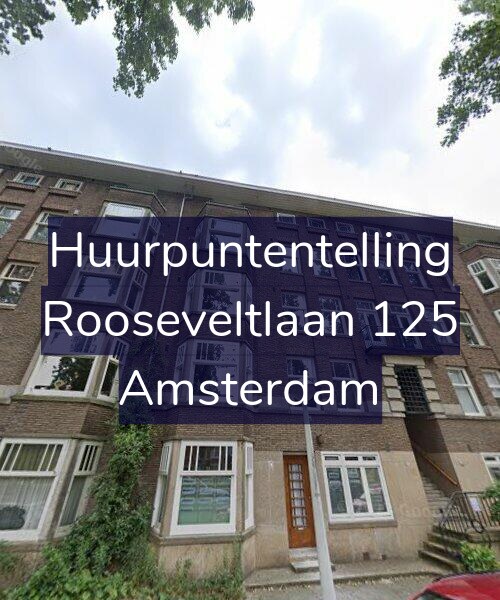 Foto gevel Huurpuntentelling voor Rooseveltlaan 125, Amsterdam