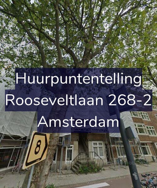 Foto gevel Huurpuntentelling voor Rooseveltlaan 268-2, Amsterdam