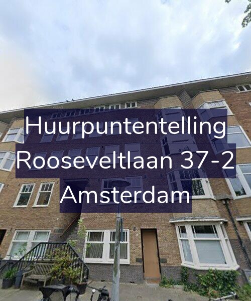 Foto gevel Huurpuntentelling voor Rooseveltlaan 37-2, Amsterdam
