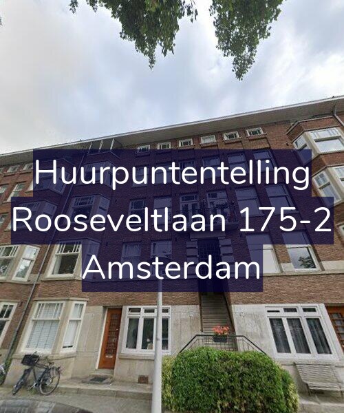 Foto gevel Huurpuntentelling voor Rooseveltlaan 175-2, Amsterdam