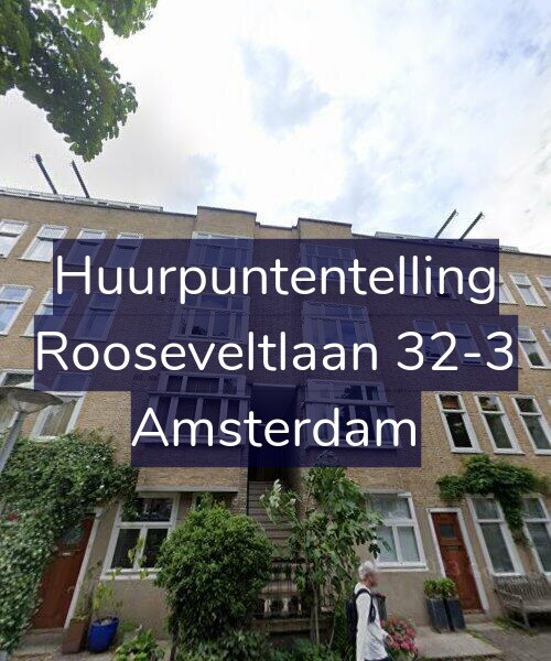 Foto gevel Huurpuntentelling voor Rooseveltlaan 32-3, Amsterdam