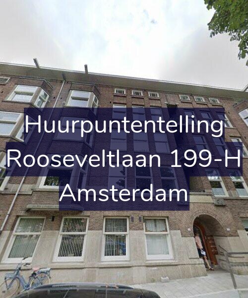 Foto gevel Huurpuntentelling voor Rooseveltlaan 199-H, Amsterdam