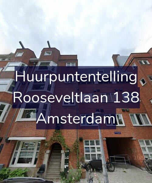 Foto gevel Huurpuntentelling voor Rooseveltlaan 138, Amsterdam