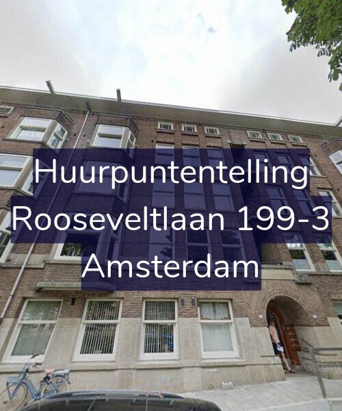 Foto gevel Huurpuntentelling voor Rooseveltlaan 199-3, Amsterdam