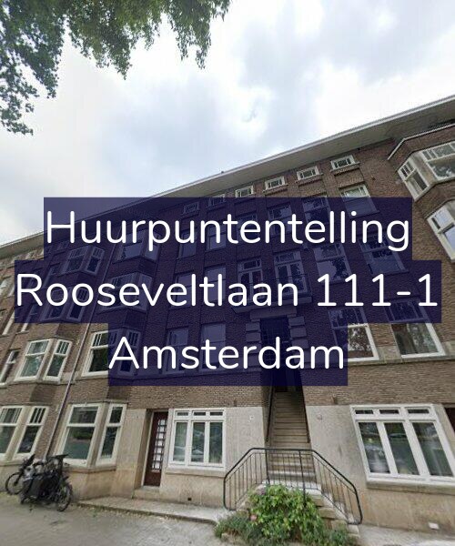 Foto gevel Huurpuntentelling voor Rooseveltlaan 111-1, Amsterdam