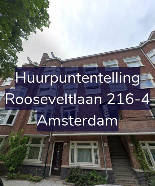 Foto gevel Huurpuntentelling voor Rooseveltlaan 216-4, Amsterdam