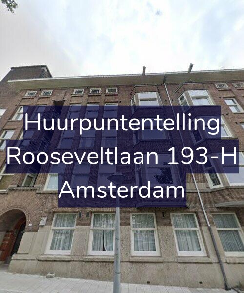 Foto gevel Huurpuntentelling voor Rooseveltlaan 193-H, Amsterdam
