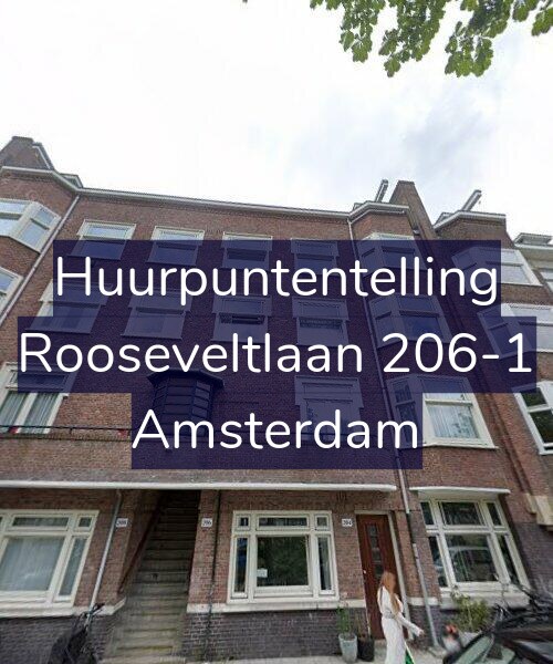 Foto gevel Huurpuntentelling voor Rooseveltlaan 206-1, Amsterdam
