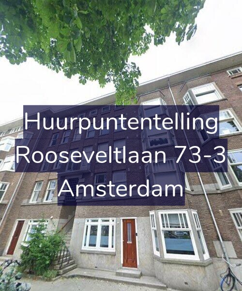 Foto gevel Huurpuntentelling voor Rooseveltlaan 73-3, Amsterdam