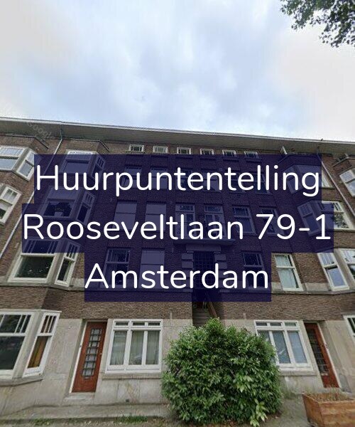 Foto gevel Huurpuntentelling voor Rooseveltlaan 79-1, Amsterdam