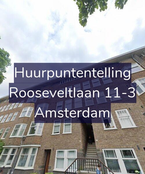 Foto gevel Huurpuntentelling voor Rooseveltlaan 11-3, Amsterdam