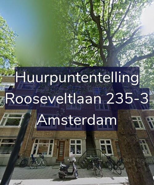 Foto gevel Huurpuntentelling voor Rooseveltlaan 235-3, Amsterdam