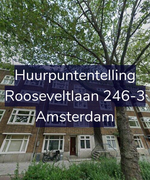Foto gevel Huurpuntentelling voor Rooseveltlaan 246-3, Amsterdam
