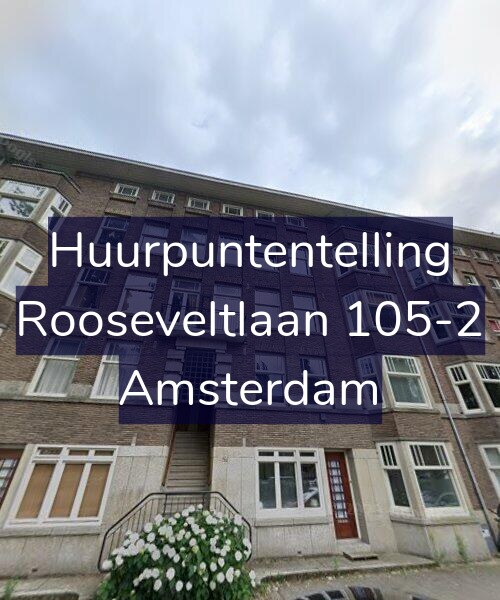 Foto gevel Huurpuntentelling voor Rooseveltlaan 105-2, Amsterdam