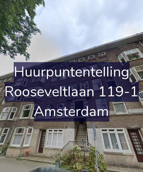 Foto gevel Huurpuntentelling voor Rooseveltlaan 119-1, Amsterdam