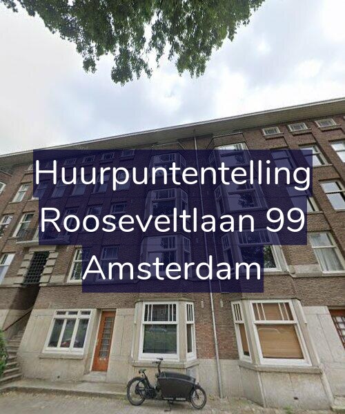 Foto gevel Huurpuntentelling voor Rooseveltlaan 99, Amsterdam