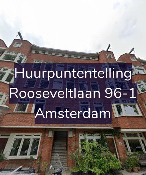 Foto gevel Huurpuntentelling voor Rooseveltlaan 96-1, Amsterdam