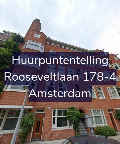 Foto gevel Huurpuntentelling voor Rooseveltlaan 178-4, Amsterdam